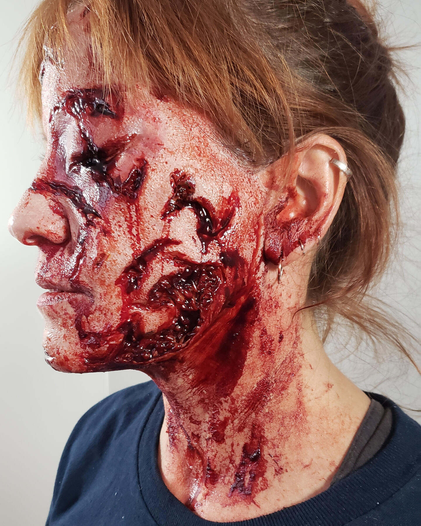 Trauma makeup, silicone 2023